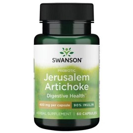 Swanson Jerusalem Artichoke  (Prebiotic) -  400mg - 60 Capsules