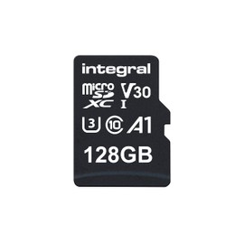 Integral 128GB Twin Pack MicroSD Cards, Premium High-Speed, 4K Video, 100MB/s Read, 50MB/s Write, UHS-I, U3, V30, Class 10, A1 - for Smartphones, Tablets, Drones, Game Consoles
