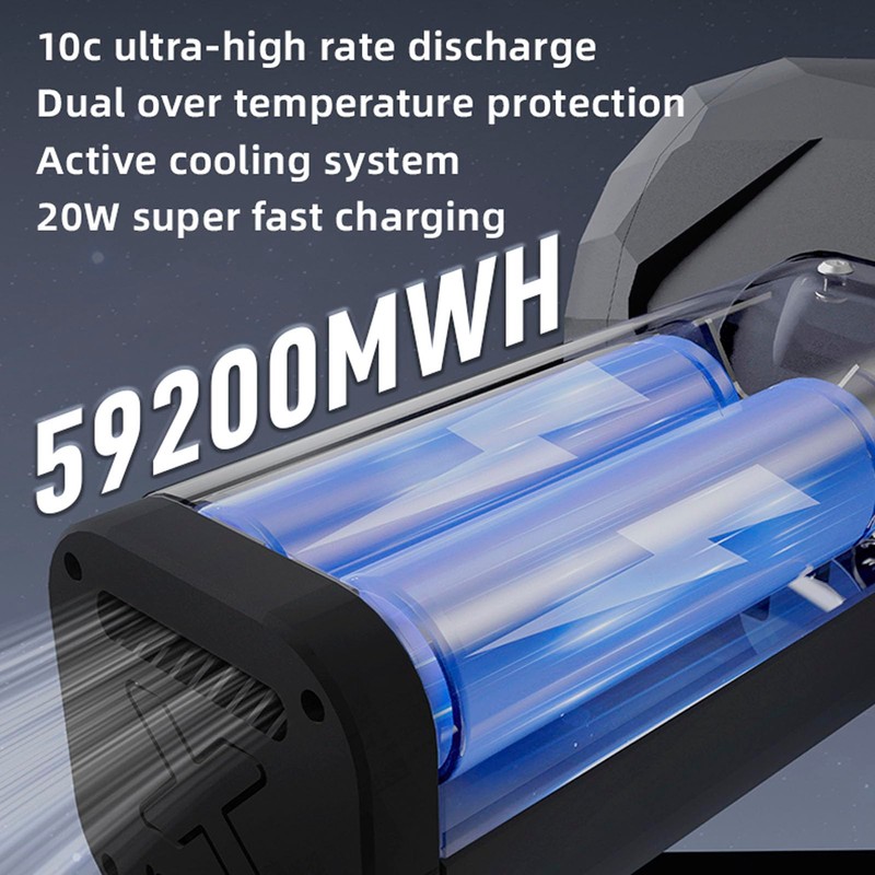 X64 Car Compression Air Duster Portable Car Turbo Fan Blower