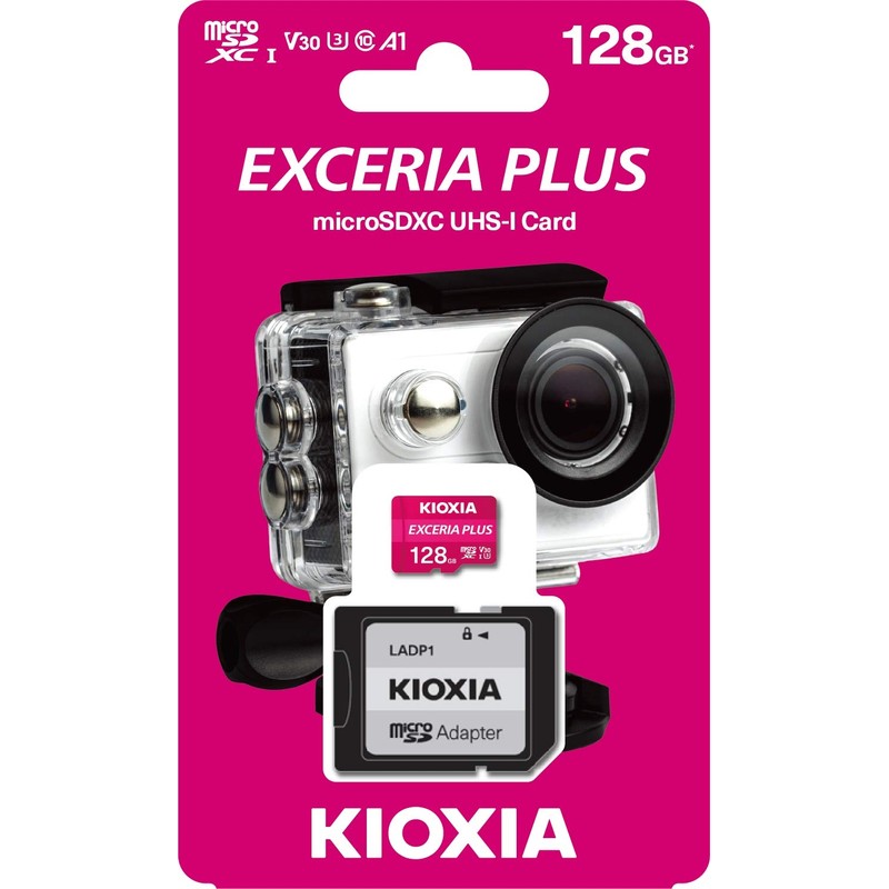 KIOXIA SD MicroSD Card 128GB 100MB/s Kioxia Exceria Plus U3