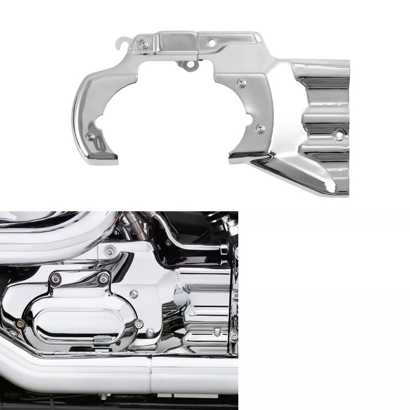 TCMT Chrome Engine Transmission Interface Cover Fit For Harley Softail