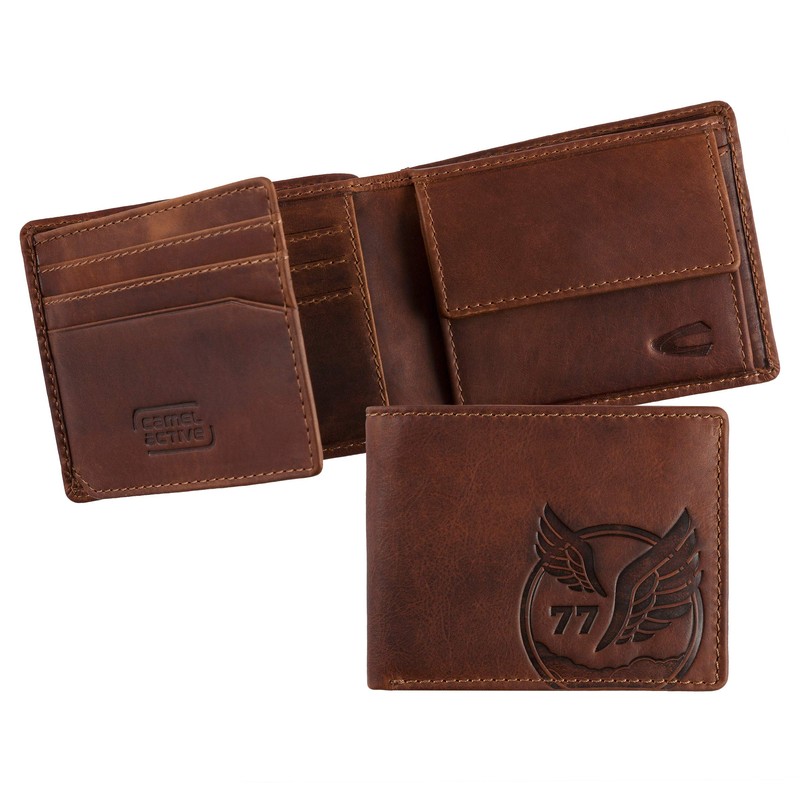 camel active Nepal Herren Geldbörse Klein Querformat RFID Leder Klein