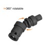 HARFINGTON 17mm Impact Shallow Socket 1/2" Drive CR-MO Steel with