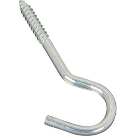 National Hardware N220-863 2156BC Screw Hook in Zinc plated,1/4" x 4-1/4"