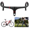 Spomann 420x100mm Carbon Fiber Road Integrated Bicycle Handlebar with Stem
