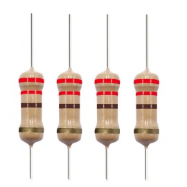 Yageo 10 Pack~100PACK  220 Ohm Ω  5% Tolerance 1/2W 0.5 Watt Carbon Film Resistor - 20 Piece