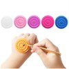20 Pieces Eyelash Glue Holders Disposable Plastic Glue Palette Stand