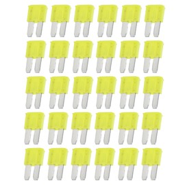 X AUTOHAUX 30pcs Blade Style Fuses 20A Blade Style Fuses for Automotive Car