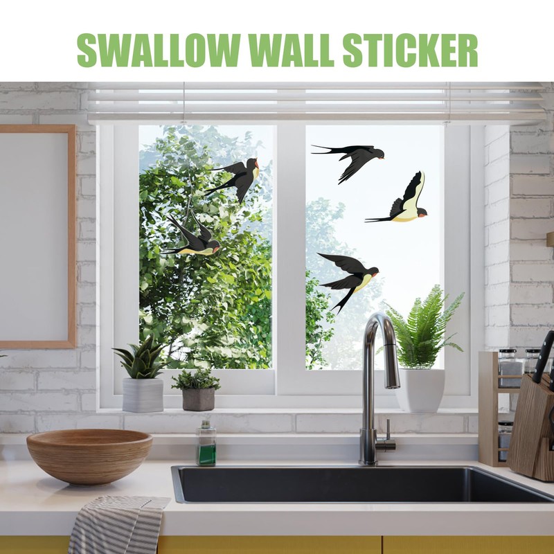 Wonvify Pack of 5 Anti-Collision Window Sticker Shape, Window Sticker