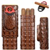 KEJIAR Cigar Travel Case Leather Cigar Humidor with Multifunctional Cigar