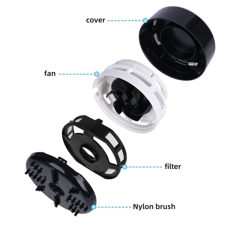 tenwin Mini Vacuum Cleaner, Portable Desktop Vacuum Cordless, Handheld Dust