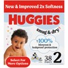 Huggies Size 2 Diapers, Snug & Dry Baby Diapers, Size