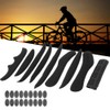 SSZYMAOYI Helmet Inner Pad, Size Adjustment, Sponge, Set of 27,