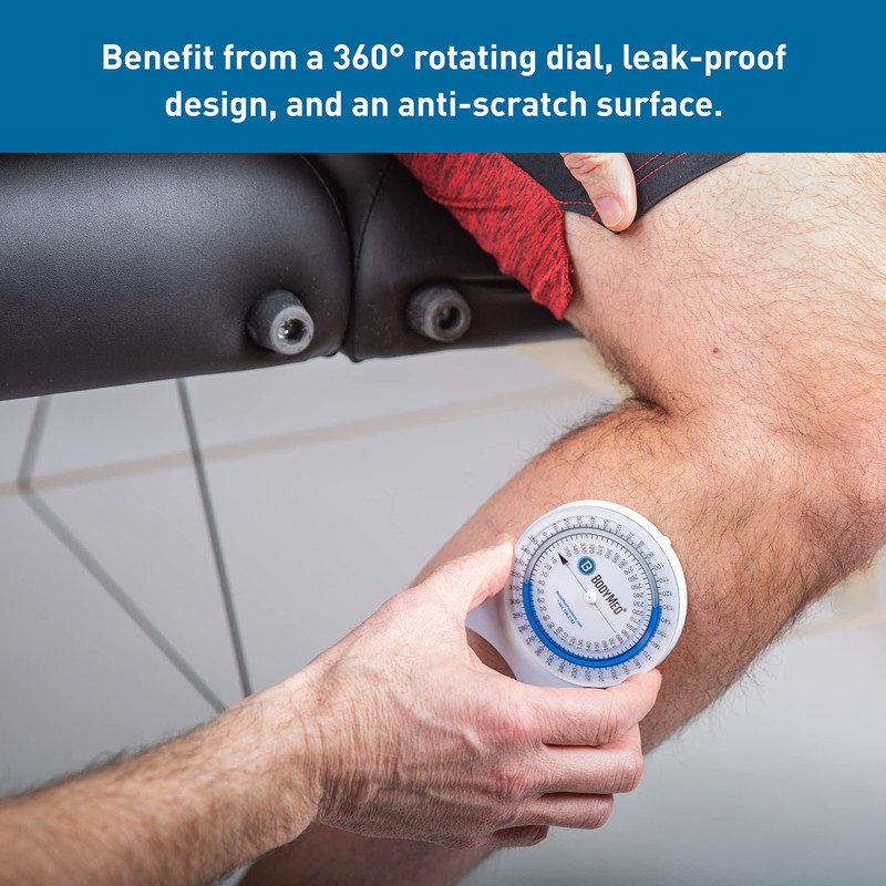 BodyMed Professional Inclinometer for Physical Therapy & Rehabilitation, Easy to