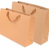 Large Kraft Paper Bag - Rectangular, Sturdy Brown Packaging for Business/Retail Retail Use 4ea