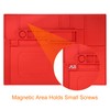 HARFINGTON Soldering Mat 21.7"x15" Silicone Magnetic Soldering Repair Mat Heat
