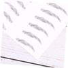 Beavorty 6sheets Eyebrow Stickers for Women Hair-like Simulation Eyebrow Makeup