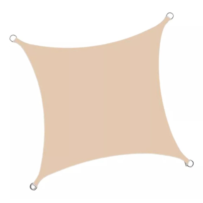 generic Toldo De Vela De Sombra Impermeable Para 2x2m Beige
