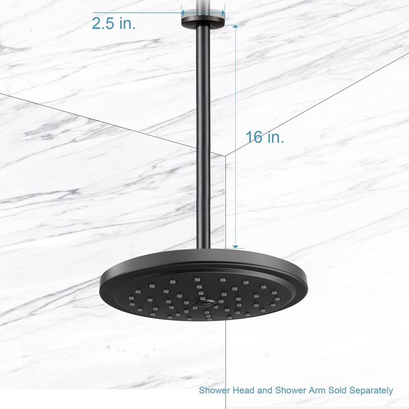 OFFO Shower Arm with Flange, 16 in Oil Rubbed Bronze
