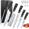 MOSFiATA 5 PCS Chef Knife Set, German High Carbon Stainless