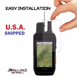 Hard Core Garmin Alpha 300i Alpah 300 Anti-glare Screen Protector Anti-Shock USA SHIPPED