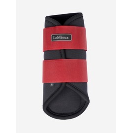 LeMieux Grafter Brushing Horse Boots - Protective Gear and Training Equipment - Equine Boots, Wraps & Accessories - Chilli - Medium