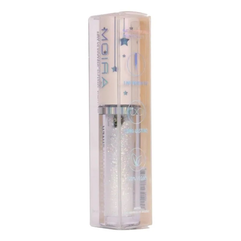 Delineador Líquido Moira Cosmetics Con Glitter Tono 006 Crystal Star