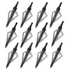 NIKA ARCHERY Broadheads 100 Grains 3 Blades Steel Arrows Heads