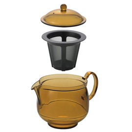 Akebono Sangyo TW-3773 Light and Unbreakable Coffee Teapot, Back Handle, LL Size, 25.7 fl oz (730 ml), Made in Japan