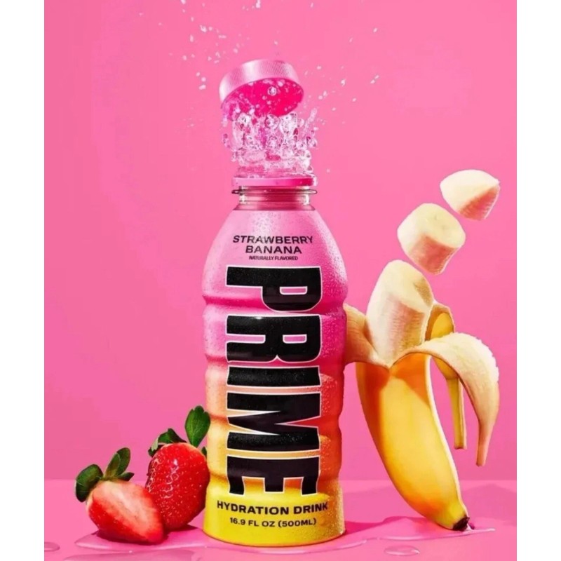 Prime Hydration NEW FLAVOR PRIME HYDRATION DRINK STRAWBERRY BANANA 1