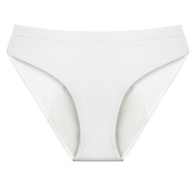 AIRCUTE Washable Super Absorbent Urinary Incontinence Underwear for Women Girls Bikini Panties for Bladder leaks 90ML (White, 4X-Large)