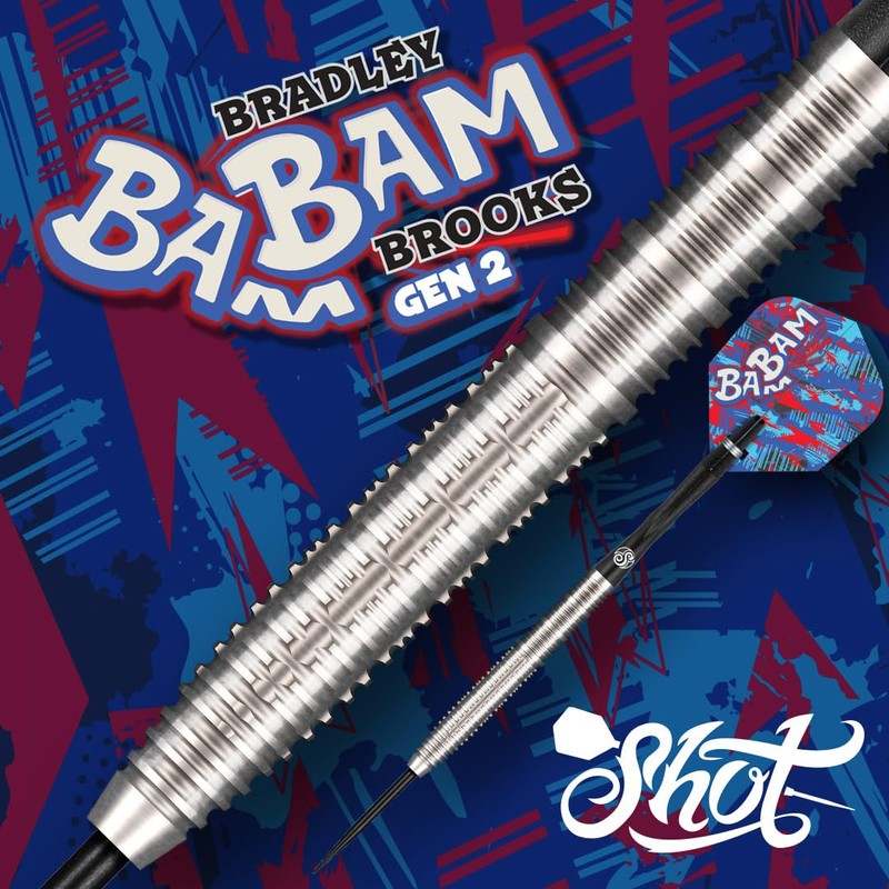 Shot! Pro Series Bradley Brooks Gen 2 Steel Tip Darts