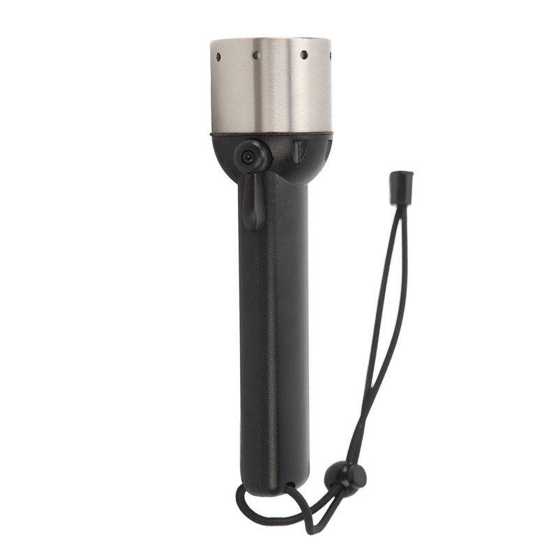 Diving Flashlight Black Dive Light 200lm 328ft IP68 Waterproof Compact