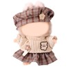 Lyreh Plush Dolls Clothes Set, 6.7 inch Designer Doll Clothes