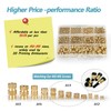 Kadrick 520Pcs M2 M3 M4 M5 Threaded Inserts Assortment Kit