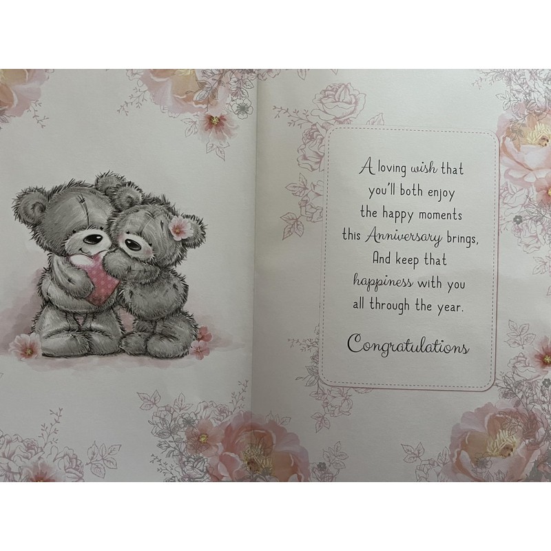 Wedding Anniversary Card for Mam and Dad, Large Format 27