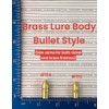 Bullet Brass Lure Bodies & Solid Smooth Beads & Hex