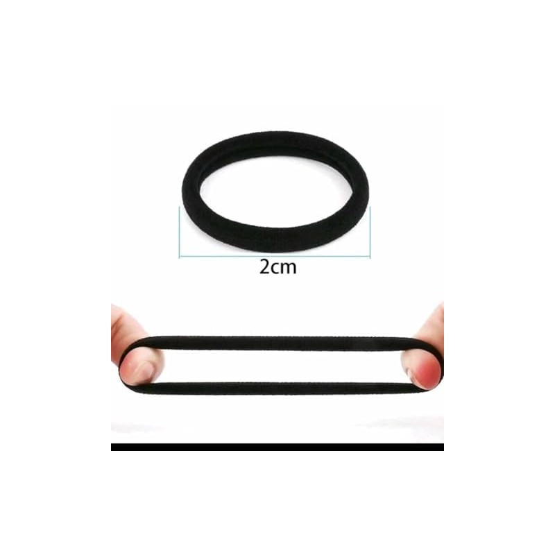 Hair Ties for Women, men and kids Black Elastic Hair