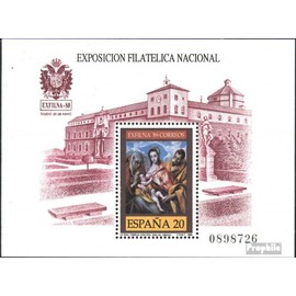 Spain block34 (complete.issue.) fine used/cancelled 1989 EXFILNA 89 (Stamps for collectors) painting