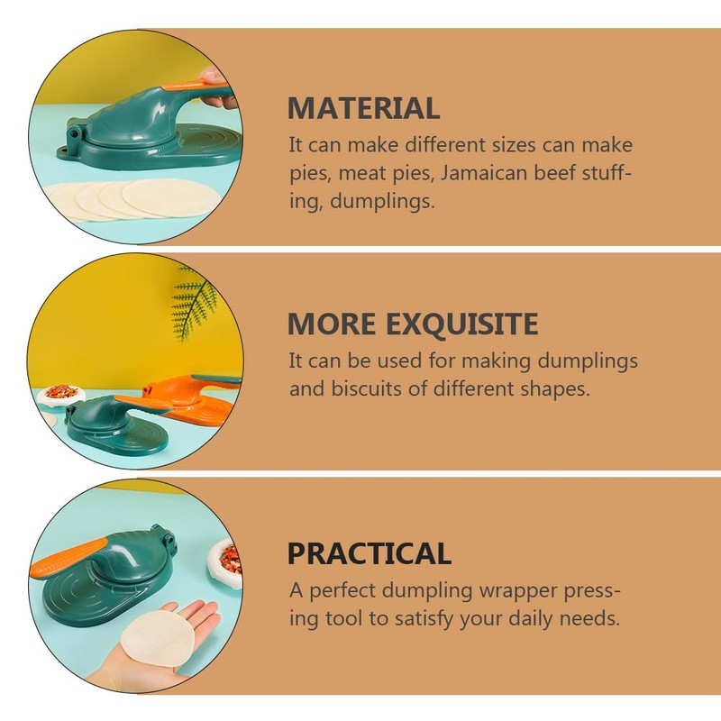 Baluue Dumpling Maker - Efficient Plastic Dough Maker Dough Press