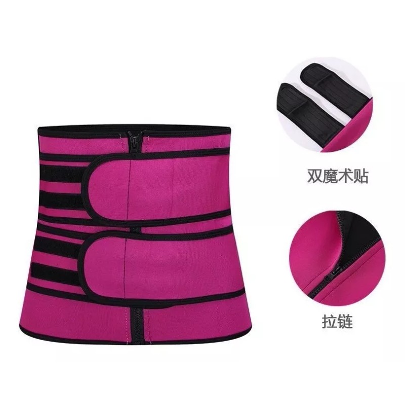 Yuqing Faja Reductora Con Cierre Y Bandas Sport Doble Compresión
