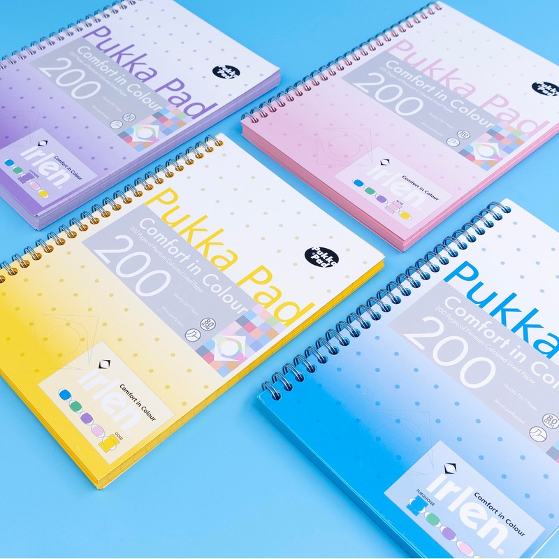 Pukka Pad, Irlen Jotta Pad A5 Notebook 3-Pack – Wire