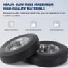AR-PRO (2-Pack) 10" x 2.5" Flat Free Solid Rubber Replacement
