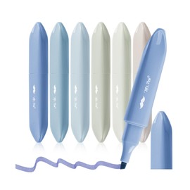 Mr. Pen- Aesthetic Highlighters, 6 Pack, Chisel Tip, Highlighters Assorted Colors, Bible Highlighters and Pens No Bleed, Cute Highlighters, No Bleed Highlighters for Bible Pages No Bleed