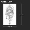 INKARTLINK Tattoo Tech, 2 Sheets Extra Large Semi Permanent Tattoo,