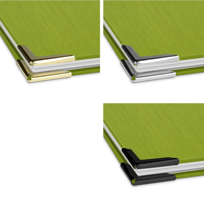 Handmade Certificate Folder with Your Own Name in Green Linen