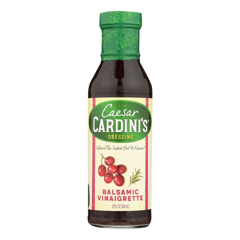 Cardini Dressing, Balsamic Vinaigrette, 12 Ounce (Pack of 6)