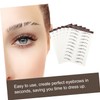 Mikinona Eyebrow Tool Kit 6pcs Imitation Eyebrow Instantly Define Sparse