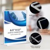 12 Pack Acrylic Sign Holder 8.5 x 11, Double-Sided Clear