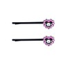HAND Stylish Heart and Centre Crystal Hair Pin Hair Clips